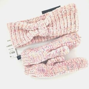 Inc Women's Headband & Mittens Set Pale Lilac One Size